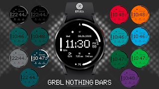 GRBL Nothing Bars Watchface captura de pantalla 5