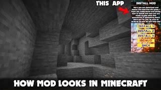 Night Vision Mod Minecraft capture d'écran 3