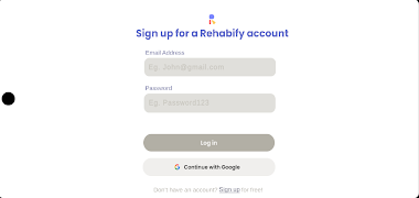 برنامه‌نما Rehabify عکس از صفحه