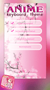 Anime Toetsenbord Thema-poster