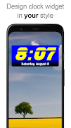 DIGI Clock Widget Plus ảnh chụp màn hình 1