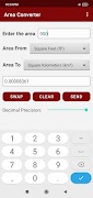 Area Converter : m², cm², ft² screenshot 1