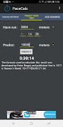 Running Calculator screenshot 1