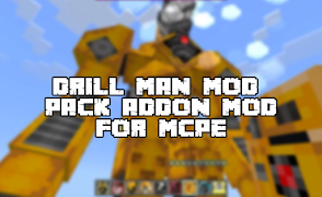 پوستر Drill man mod Mcpe