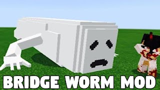 برنامه‌نما Mod Bridge Worm for Minecraft عکس از صفحه