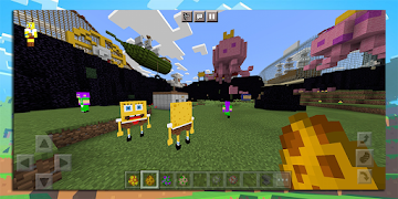 Bikini Bottom Minecraft โปสเตอร์