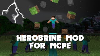 Herobrine Mod for Minecraft PE screenshot 7
