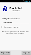 Mail1Click - Secure Mail imagem de tela 1