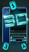 Next Tech 3d Keyboard Theme স্ক্রিনশট 1