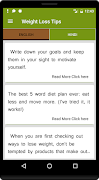 Weight Loss Tips captura de pantalla 1