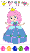 Princess Coloring: Paint Game ポスター