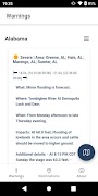 Weather warnings - Warningfy スクリーンショット 1