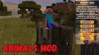 Animals Mod For MCPE ảnh chụp màn hình 1