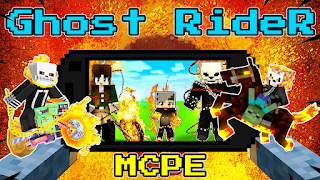 Ghost Rider mod Minecraft स्क्रीनशॉट 1