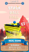 برنامه‌نما The Stack Tower : Ball Fall ga عکس از صفحه