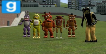 FNAF mod for Gmod Affiche