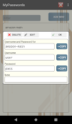 My Passwords imagem de tela 2