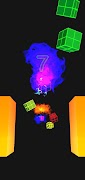 Neon Cubes Cartaz