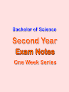 BSc Second Year Exam Notes - One Week Series plakat