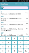 Praha bus timetable 截图 1