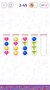Bubble Sort Color Puzzle Game captura de pantalla 2