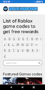 Roblox games codes Plakat