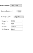 Units converter screenshot 2