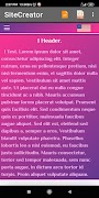 Site Creator Pro ảnh chụp màn hình 1