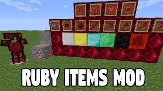 Ruby Items Mod Minecraft PE স্ক্রিনশট 7