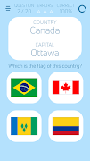 برنامه‌نما Flags - Countries - Capitals عکس از صفحه