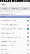 vCard Export Import(Lite) screenshot 4