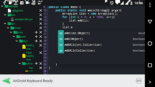 1 Schermata Java N-IDE - Android Builder - Java SE Compiler