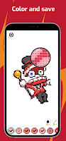 Amazing Circus Pixel Coloring screenshot 3
