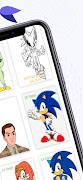 1 Schermata How to draw Sonic characters