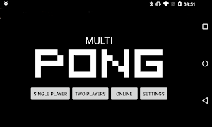 Multiplayer Pong Game Plakat
