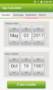 Age Calculator ภาพหน้าจอ 3