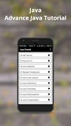 Java Advance Java Tutorial captura de pantalla 5