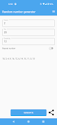 Random number generator screenshot 1