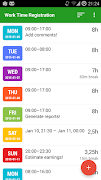 Work Time Registration โปสเตอร์
