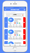 برنامه‌نما Monetize عکس از صفحه