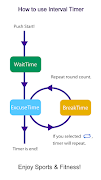 Interval timer HIIT Training تصوير الشاشة 6
