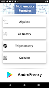 Mathematics Formulas : Complet الملصق