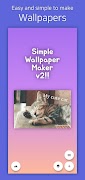 Simple Wallpaper Maker 2 اسکرین شاٹ 1