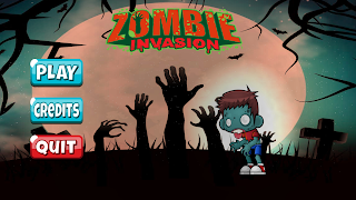 Zombie Invasion: 2D Platformer Cartaz