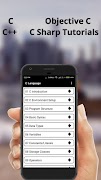 C C++ Objective C and C Sharp Tutorials اسکرین شاٹ 2