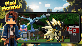 Pixel Monsters Mod Minecraft ảnh chụp màn hình 4