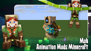 3D Animations Mod in Minecraft-poster