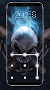 برنامه‌نما Skull Pattern Lock Screen عکس از صفحه