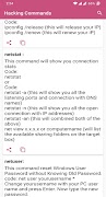 برنامه‌نما Dos Commands Offline عکس از صفحه