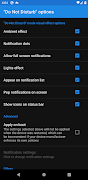 4 Schermata "Do Not Disturb" options